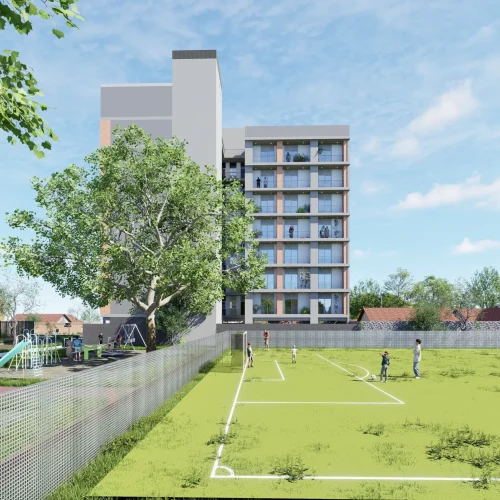 Vista Fachada Plaza 2